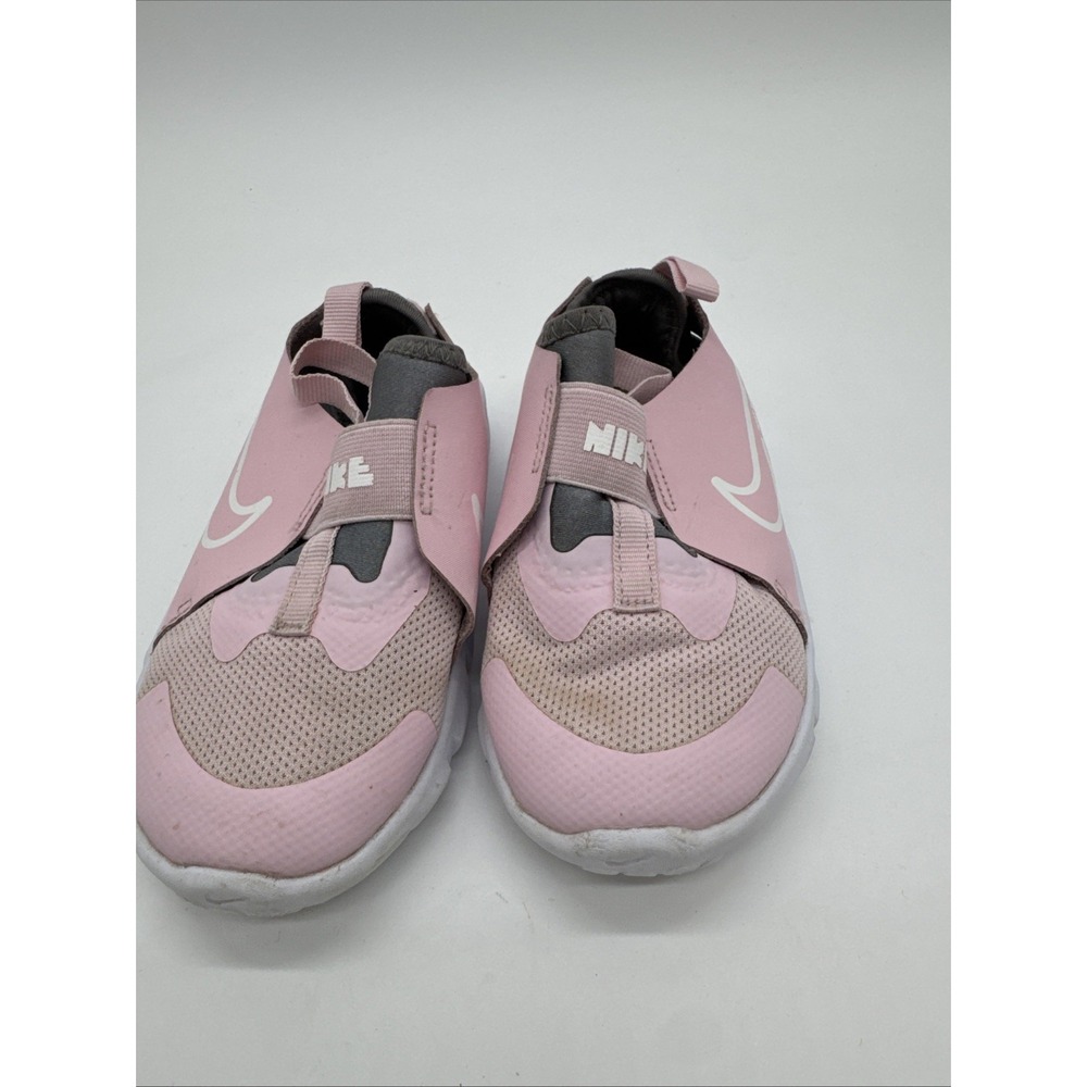 Nike Flex Runner 2 Toddler Size 9.5 Slip On Pink Foam‎ White Pewter DJ6039-600